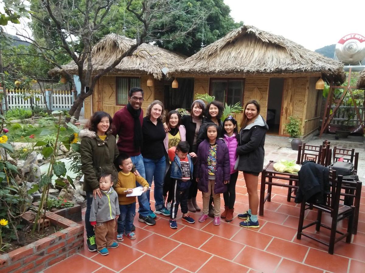 فيلا Tam Coc Palm House نينه بينه الغرفة الصورة